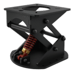 Steel suspension seat pedestal with red spring for boat seats