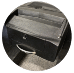 Velsen 585 glove box with lockable storage compartment