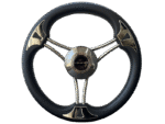 Velsen optional mechanical steering wheel with chrome accents