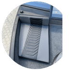 Velsen boat removable foredeck cushions on port and starboard sides