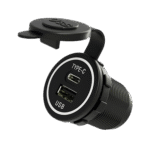 Velsen boat USB and Type-C charging port
